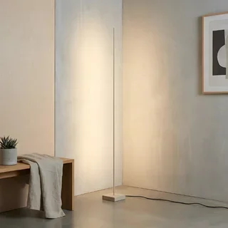 Vloerlamp Think 1-lichts crème