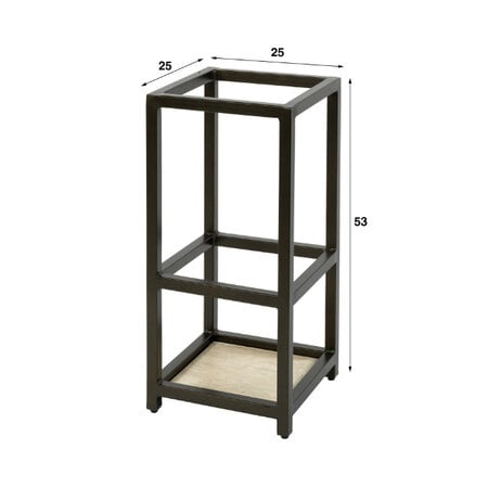 BelaLuz Modern hotel chique paraplubak Lema drift brown rond