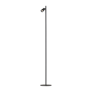 Vloerlamp Liam 1-lichts zwart