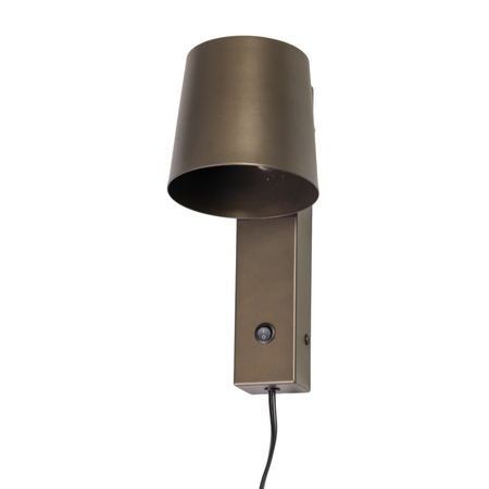 ETH Modern industriële wandlamp Priscilla 1-lichts Anodic brown