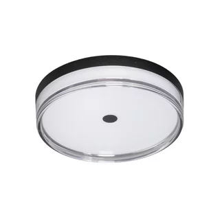 Plafondlamp Jill 1-lichts zwart IP44 Ø30 cm