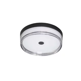 Plafondlamp Jill 1-lichts zwart IP44 Ø23 cm