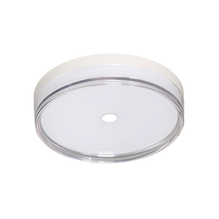 ETH Moderne plafondlamp Jill 1-lichts wit IP44 Ø30 cm