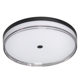 Plafondlamp Jill 1-lichts zwart IP44 Ø40 cm
