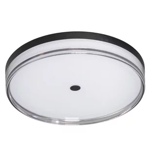 Plafondlamp Jill 1-lichts zwart IP44 Ø40 cm