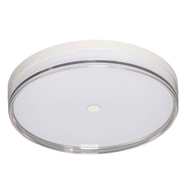 Plafondlamp Jill 1-lichts wit IP44 Ø40 cm