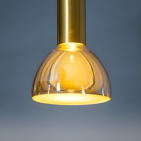 ETH Modern hotel chique plafondlamp Lisa 1-lichts messing