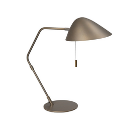 Tafellamp Lotte 1-lichts Anodic brown