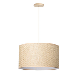Hanglamp Zizal 1-lichts Crème Ø45 cm