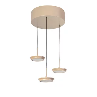 Hanglamp Desiree 3-lichts getrapt zand