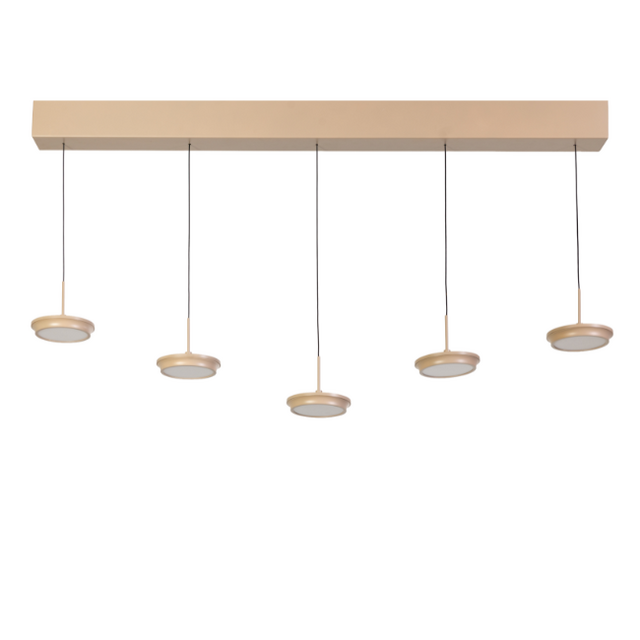 Hanglamp Desiree 5-lichts zand