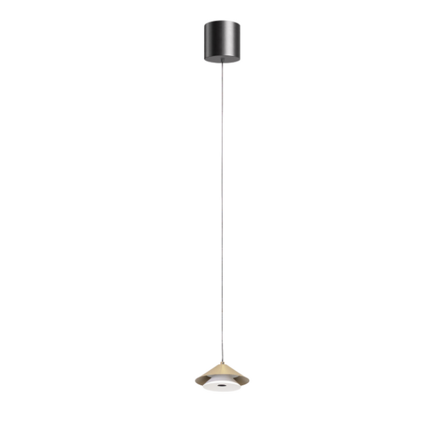 Hanglamp Jens 1-lichts taupe