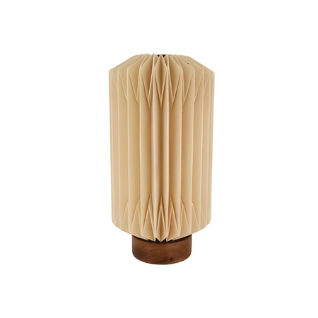 BelaLuz Landelijk Japandi tafellamp Luki 1-lichts Off White Ø22 cm