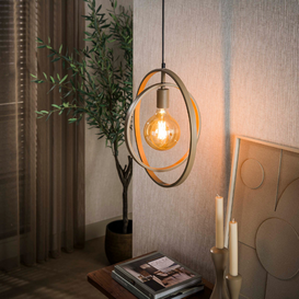 Hanglamp Ozon 1-lichts Beige