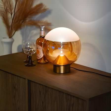 ETH Hotel chique design tafellamp Yvonne 1-lichts brons