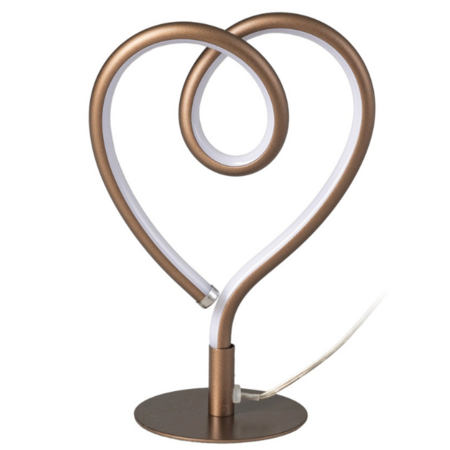 ETH Design Tafellamp Lovie 1-lichts anodic brown