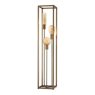 Vloerlamp Palco 3-lichts brons 120 cm