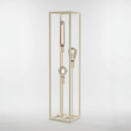 Freelight Moderne vloerlamp Palco 3-lichts 120 cm crème