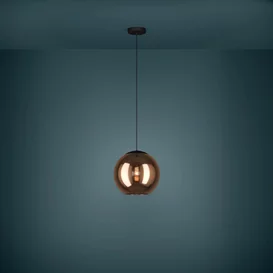 Hanglamp Cordoba 1-lichts koper Ø30 cm