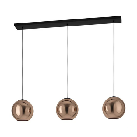 Stars of Light Moderne hanglamp Cordoba 3-lichts koper