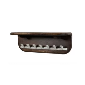 Kapstok Aruba 7 haken met hoedenplank