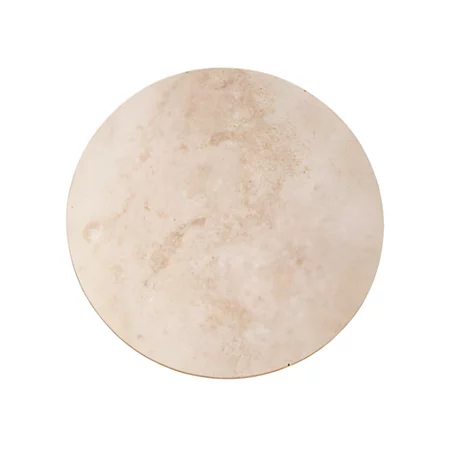 ETH Moderne Japandi plafondlamp Alysia 1-lichts travertin 30 cm