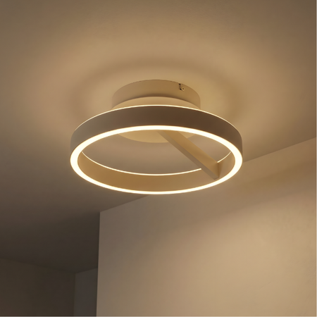 Freelight Modern minimalistische plafondlamp Pilota Ø40 cm crème