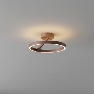 Plafondlamp Oregon 2-lichts brons geborsteld