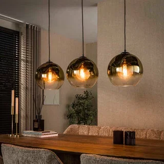 Hanglamp Ember 3-lichts goud