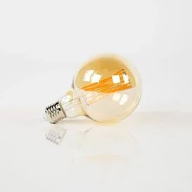 Lichtbron 6W Bol Ø9,5 LED filament goldline