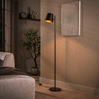 Vloerlamp Ronja 1-lichts Urban brown