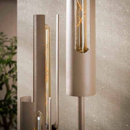 BelaLuz Modern minimalistische vloerlamp Titan getrapt 5-lichts beige
