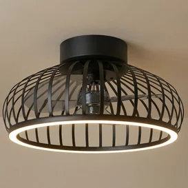 Plafondventilator Breeze zwart Ø43 cm