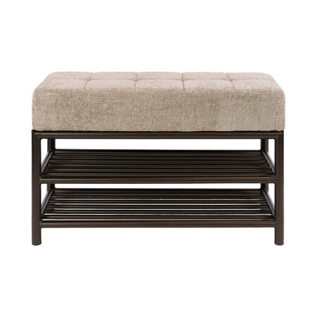 BelaLuz Modern hotel chique schoenenbank Lema 85 cm Drift brown
