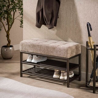 Schoenenbank Lema 85 cm Drift brown