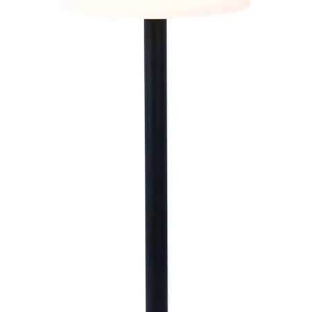 Freelight Modern minimalistische tafellamp Puleggia 1-lichts zwart