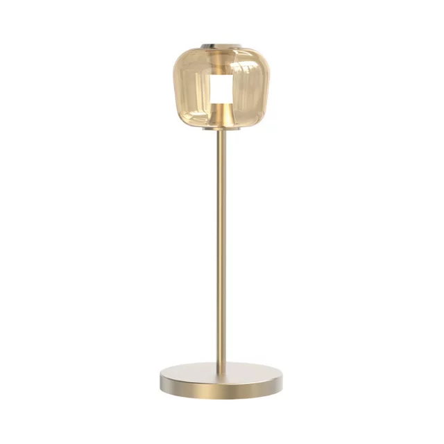 Tafellamp Rosa 1-lichts Rosé-Goud