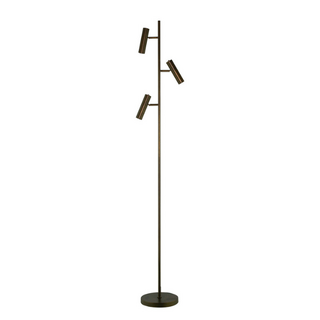 Vloerlamp Undici 3-lichts brons