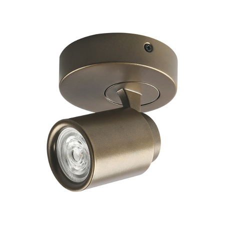 Freelight Modern industriële opbouwspot 1-lichts Razza GU-10 brons