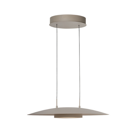 Freelight Moderne hanglamp Lastra crème Ø60 cm