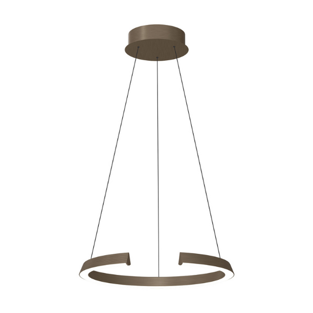 Hanglamp Cavallo 42W brons Ø65 cm
