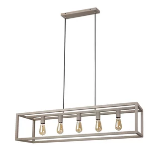 Hanglamp Esteso 5-lichts Crème