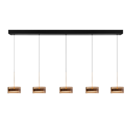 Highlight Modern hotel chique hanglamp Mini Enzo 5-lichts brons