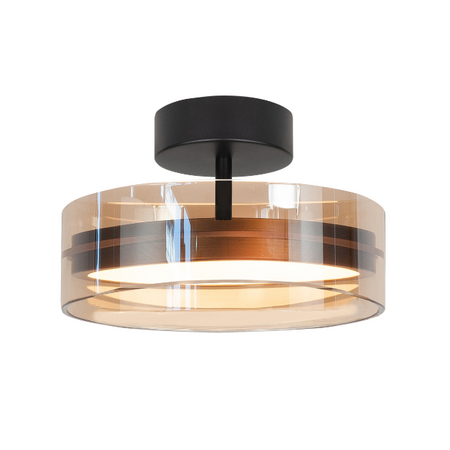 Highlight Moderne plafondlamp Enzo 1-lichts brons