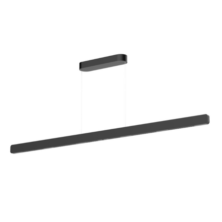 Highlight Modern industriële hanglamp Kaia zwart 160 cm