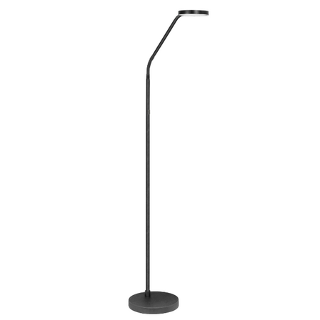 Highlight Moderne vloerlamp Málaga 1-lichts zwart