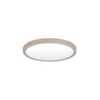Plafondlamp Piatto 1-lichts zand Ø23 cm