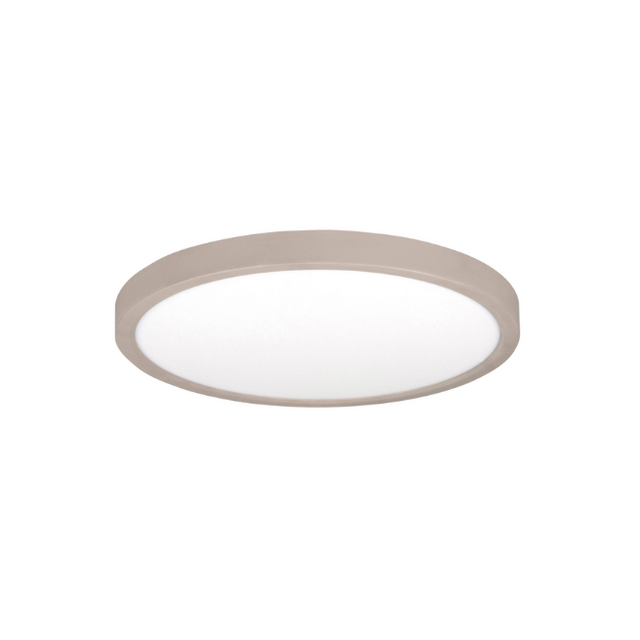 Plafondlamp Piatto 1-lichts zand Ø30 cm