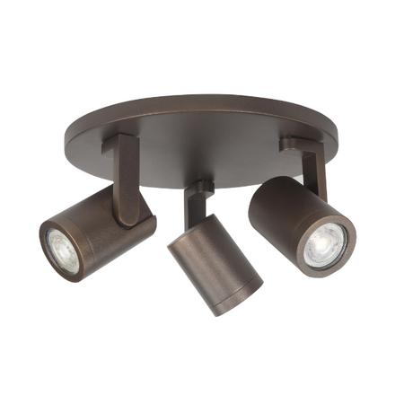 Highlight Moderne opbouwspot Halo 3-lichts choco