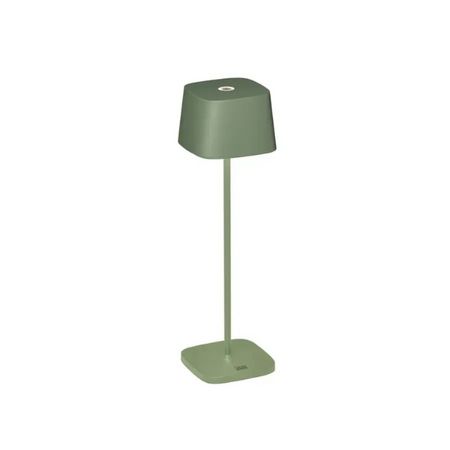 Konstsmide Moderne oplaadbare tafellamp Capri 1-lichts groen dimbaar